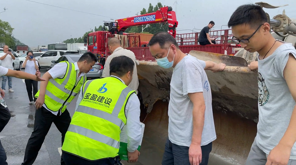 全力以赴，河南寶盈建設(shè)集團有限公司防汛搶險阻擊戰(zhàn)